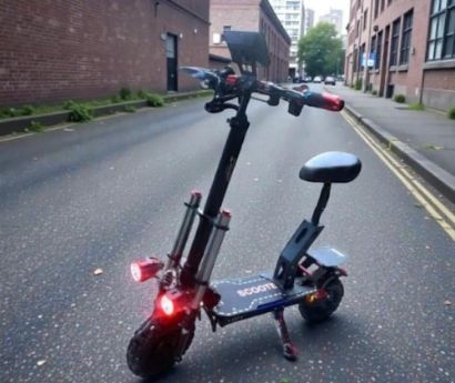 صورة سكوتر الوحش مدرع محركين 3000 واط